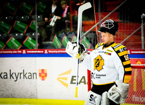 Skellefteås målvakt Johan Backlund