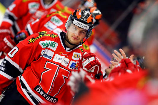 Örebros Libor Hudacek jublar