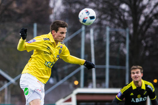 Falkenbergs Thomas Juel Nielsen med en nick