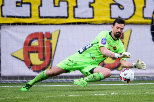 Elfsborgs målvakt Kevin Stuhr Ellegaard