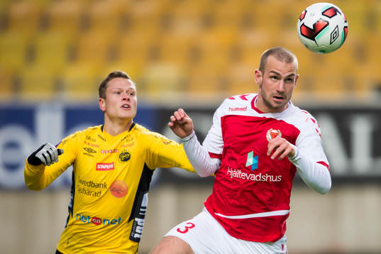 Kalmars Sebastian Starke-Hedlund och Elfsborgs Viktor