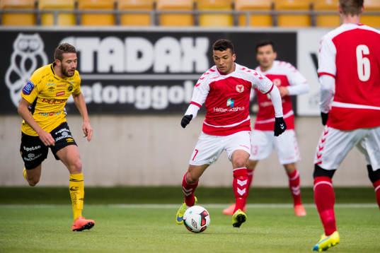 Kalmars Ismael Silva Lima och Elfsborgs Marcus Rohdén