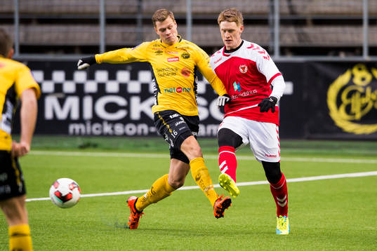 Kalmars Rasmus Elm och Elfsborgs Viktor Claesson