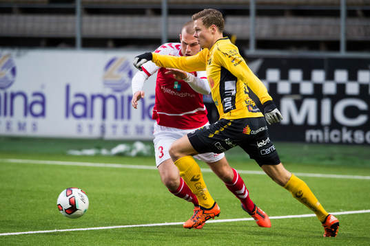 Elfsborgs Viktor Claesson och Kalmars Sebastian