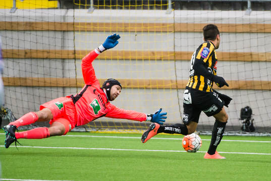 Häckens Paulinho Paulo de Oliveira gör 4-0 på Gefles