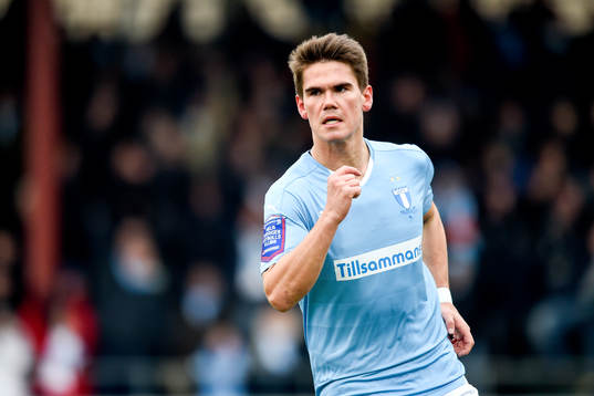 Malmö FFs Vidar Örn Kjartansson jublar