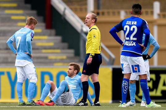 Malmö FFs Rasmus Bengtsson ligger skadad