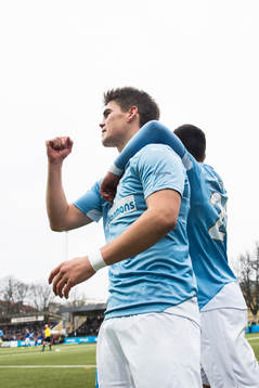 Malmö FFs Vidar Örn Kjartansson jublar