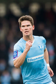 Malmö FFs Vidar Örn Kjartansson jublar