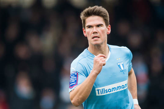 Malmö FFs Vidar Örn Kjartansson jublar