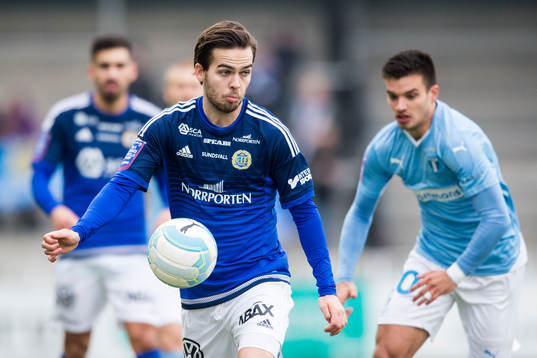 Sundsvalls Kristinn Steindorsson och Malmö FFs Vladimir