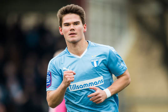 Malmö FFs Vidar Örn Kjartansson jublar