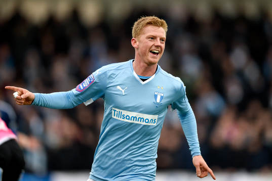 Malmö FFs Anders Christiansen jublar