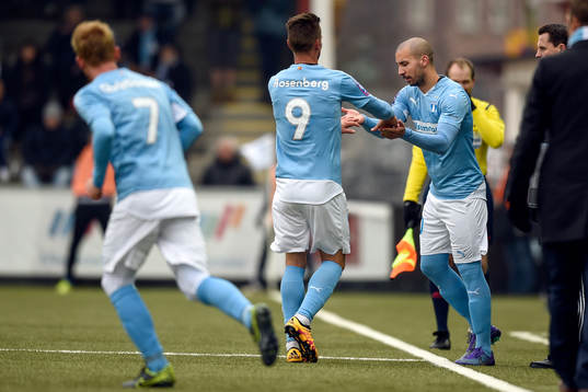Malmö FFs Markus Rosenberg byts ut mot Guillermo Molins