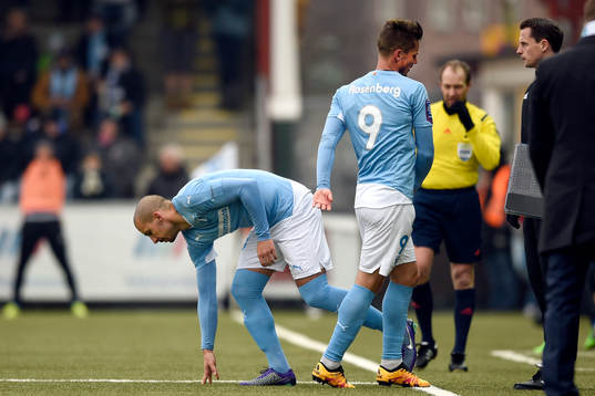 Malmö FFs Markus Rosenberg byts ut mot Guillermo Molins