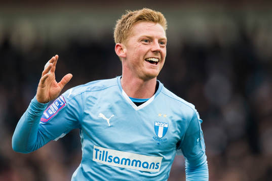 Malmö FFs Anders Christiansen jublar