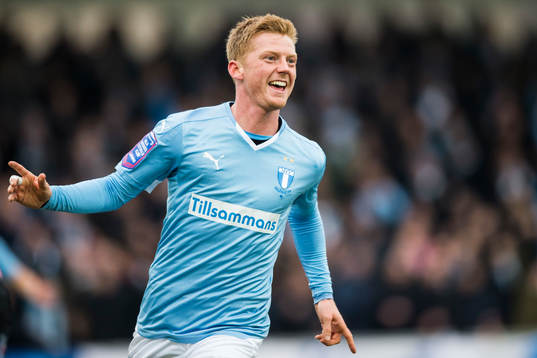 Malmö FFs Anders Christiansen jublar