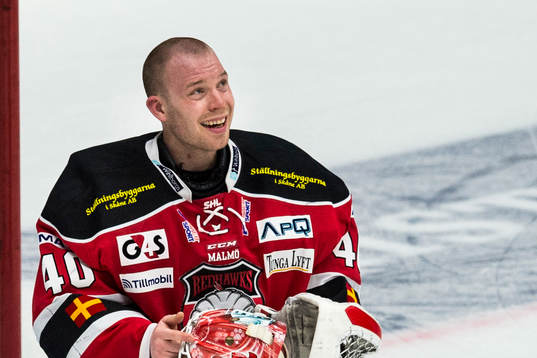 Malmö Redhawks målvakt Pontus Sjögren