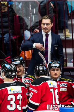 Malmö Redhawks tränare Björn Hellkvist