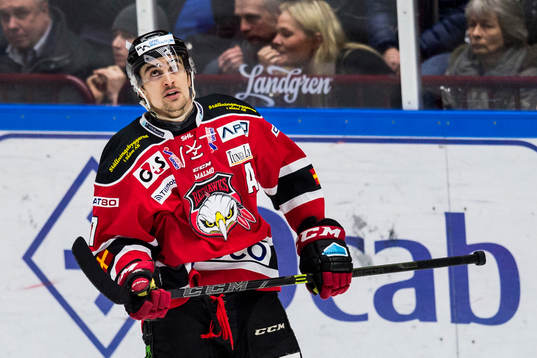 Malmö Redhawks Nils Andersson deppar