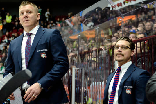 Malmö Redhawks assisterande tränare Jesper Mattson och