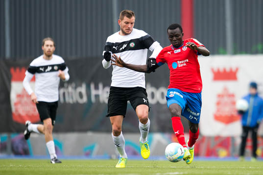 Helsingborgs Lalawélé Atakora och Örebros Robert Åhman