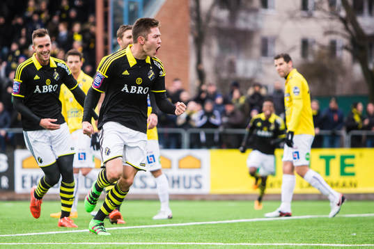 s Haukur Hauksson jublar