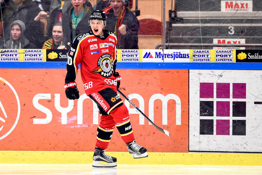 Luleås Toni Rajala jublar