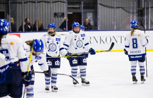 Leksands spelare ser deppiga ut