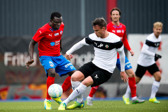 Helsingborgs Lalawélé Atakora och Örebros Erik Moberg