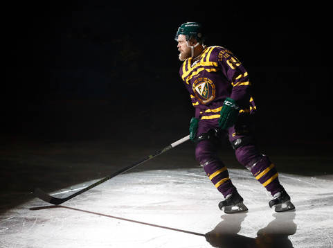 Färjestads Antti Tyrväinen vid lineup