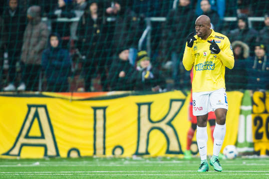 Falkenbergs Hakeem Araba reagerar