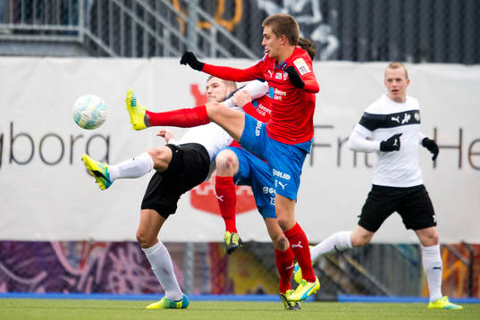 Helsingborgs Felix Bindelöv och Alexander