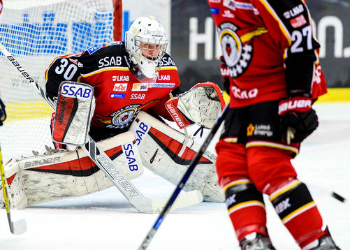 Luleås målvakt Filip Gustafsson