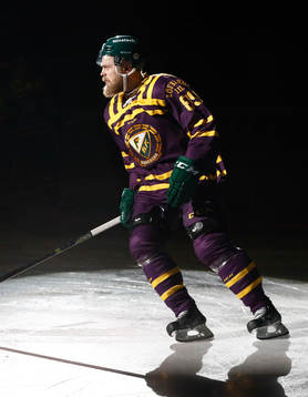 Färjestads Antti Tyrväinen vid lineup