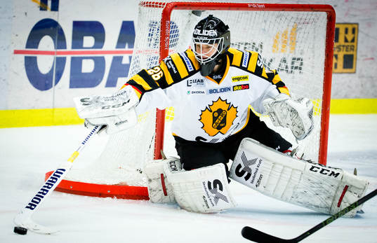 Skellefteås målvakt Johan Backlund
