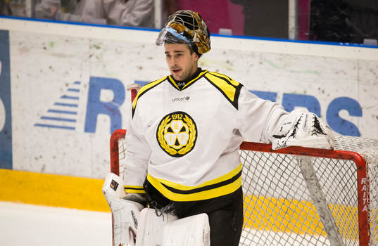 Brynäs målvakt Bernhard Starkbaum