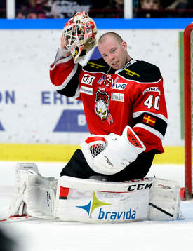 Malmö Redhawks målvakt Pontus Sjögren