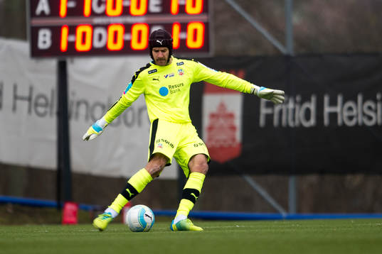 Helsingborgs målvakt Matt Pyzdrowski