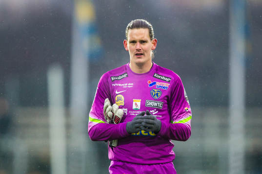 Falkenbergs målvakt Otto Martler
