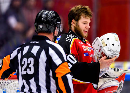 Luleås målvakt Filip Gustafsson