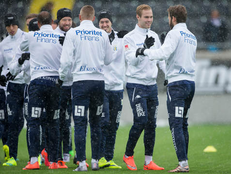 IFK Göteborgs Gustav Engvall och Emil Salomonsson t.h