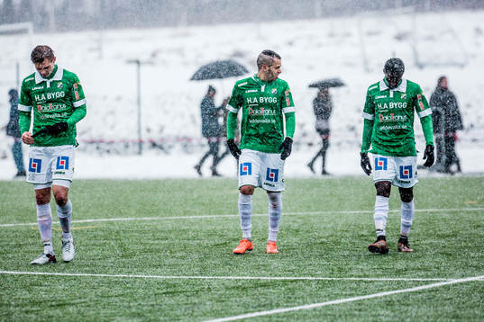 Ljungskiles Linus Dahl, Ahmed El Amrani och Yussif Chibsah
