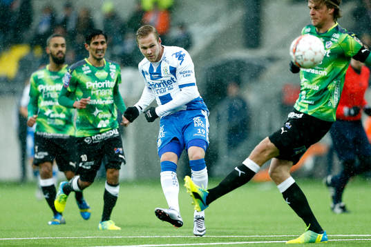IFK Göteborgs Gustav Engvall gör 1-0