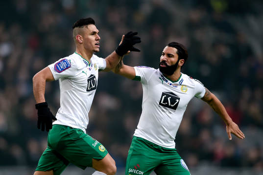 Hammarbys Alexssander Medeiros de Azeredo och Stefan Batan