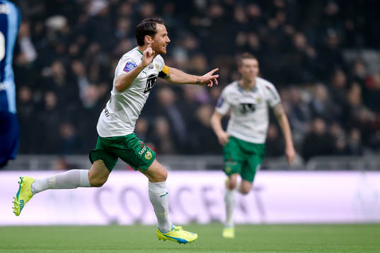 Hammarbys Johan Persson jublar