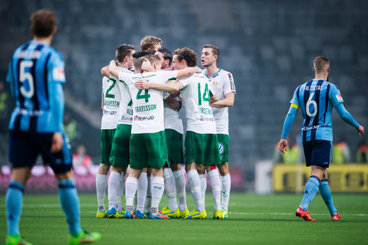 Hammarbys Johan Persson jublar