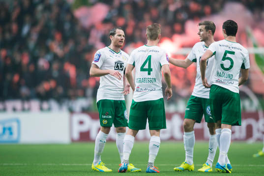 Hammarbys Johan Persson, Erik Israelsson, Richard Magyar