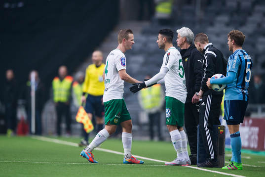 Hammarbys Erik Israelsson byts av mot Imad Khalili