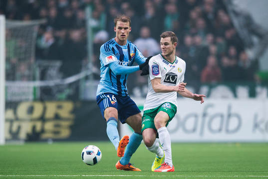 Djurgårdens Sebastian Andersson och Hammarbys Richard